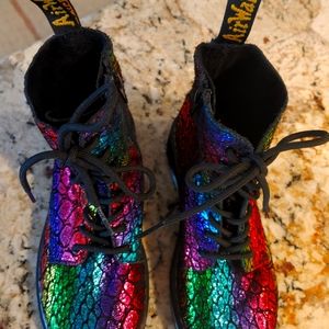 Dr. Martens Sparkly Laced up Boots